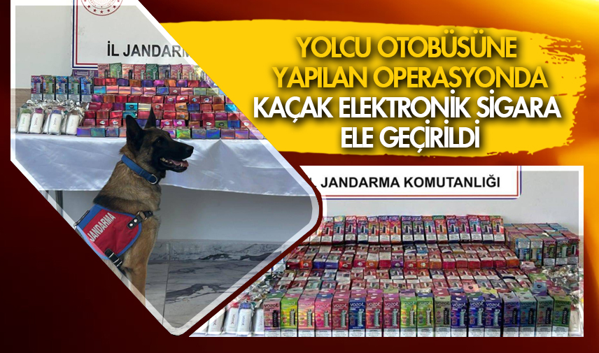Kaçak elektronik sigara ele geçirildi